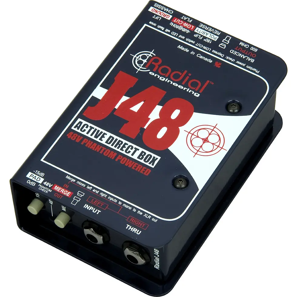Thumbnail: Radial Engineering J48 Phantom Powered Active Direct Box