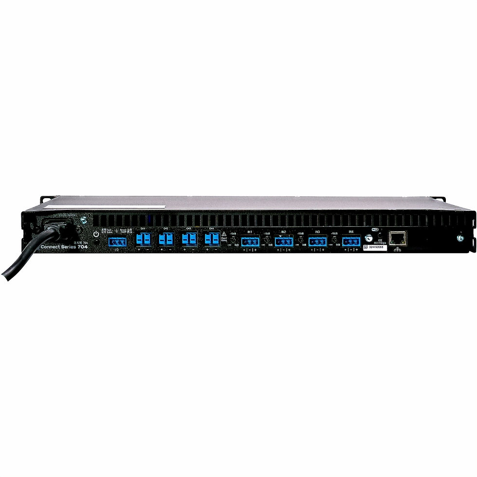 Thumbnail: LEA Professional CONNECT 704D, Dante Inputs, 4-Channel Amplifier,  700W Per Ch