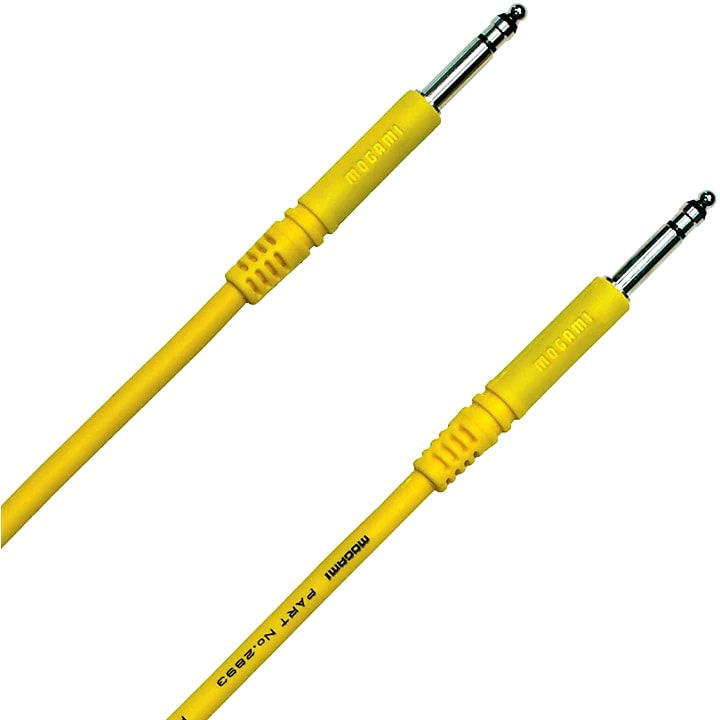Mogami PJM 0604 Bantam TT Patch Cable - 6 inch Yellow