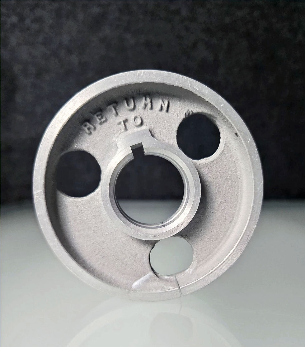 Thumbnail: Cast-Iron 16mm Movie Film  Precision 3" Take-Up Reels - Set of 5