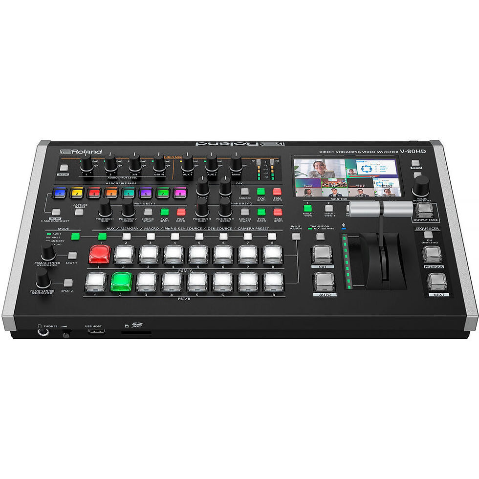 Thumbnail: Roland V-80HD Direct Streaming Video Switcher