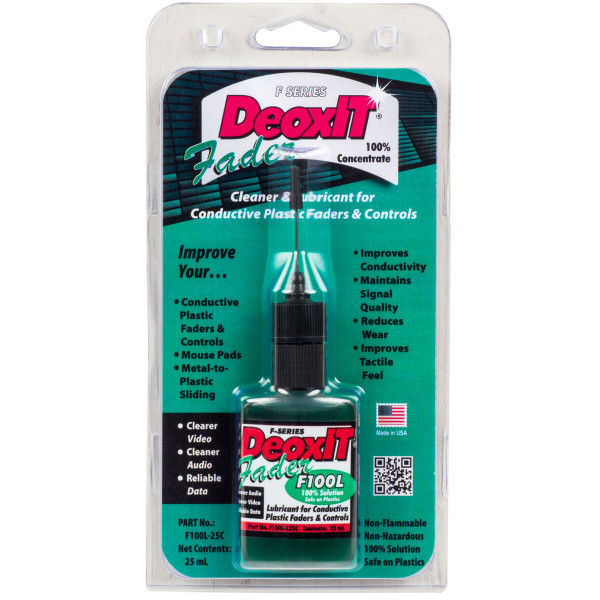 Thumbnail: CAIG DeoxIT Fader F100L-L25C Needle Dispenser 25 ml