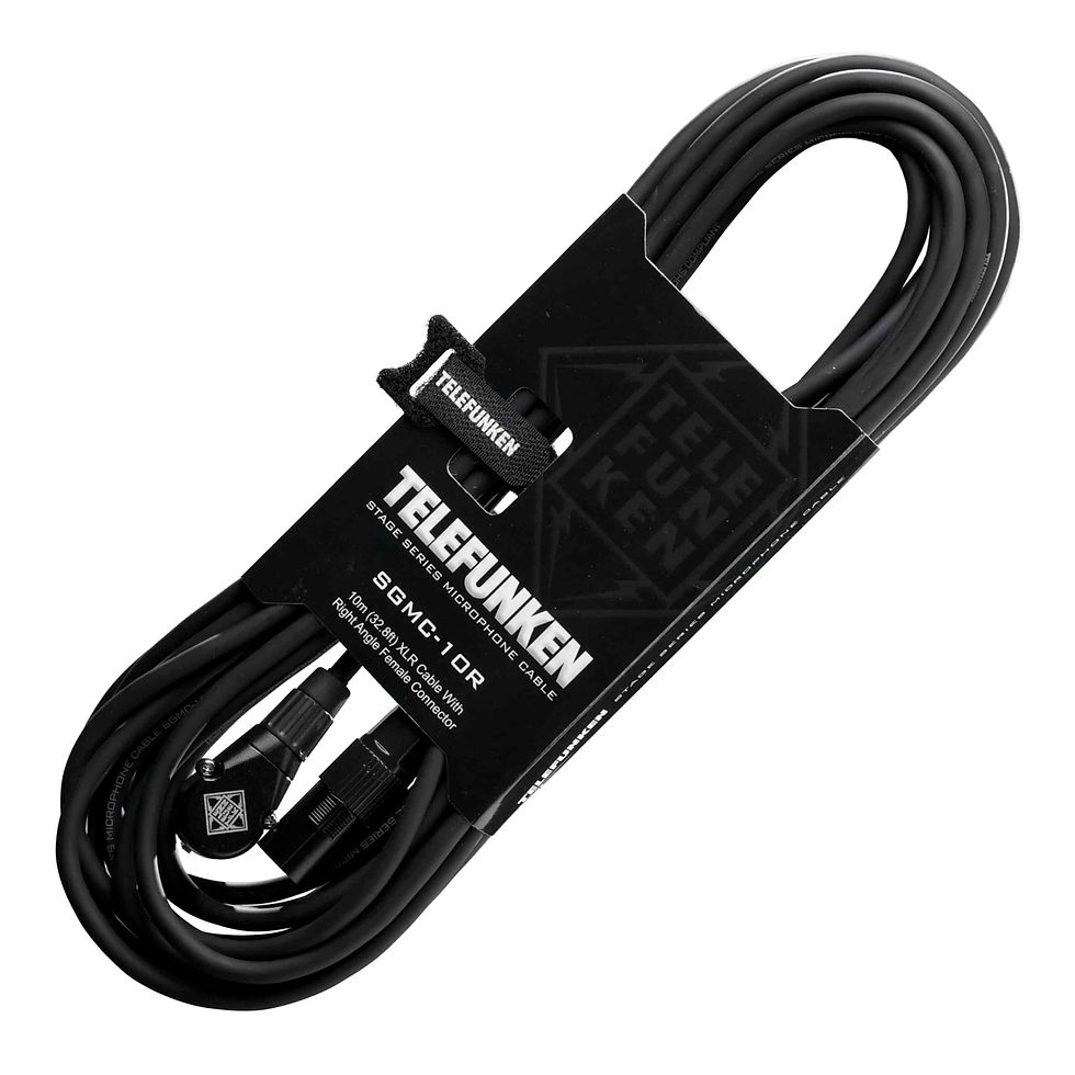 Telefunken SGMC-10R Right Angle XLR Cable (10 meter 32.8 feet)