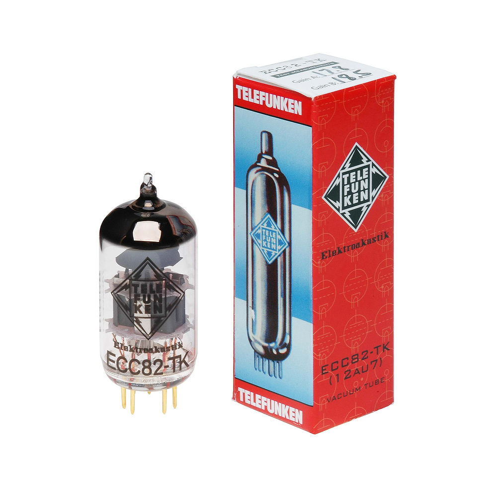 Telefunken ECC82-TK (12AU7) Vacuum Tube - Balanced Triodes