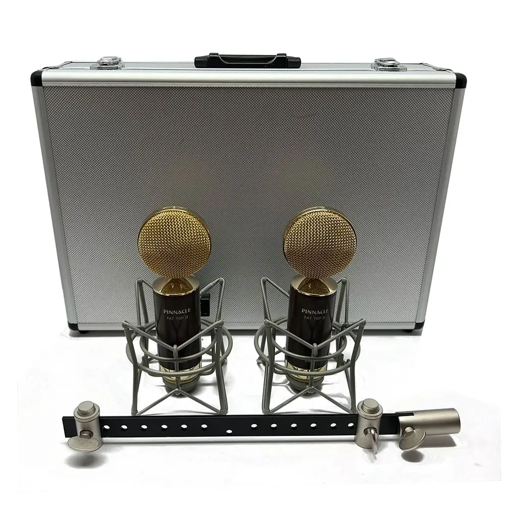 Pinnacle Microphones Fat Top II Brown w/ Lundahl Deluxe Stereo Pair