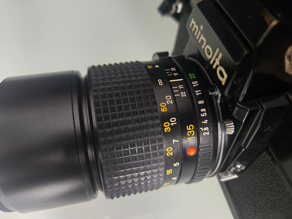 Thumbnail: Minolta SRT 102 With Minolta MD 135mm F2.8 Lens