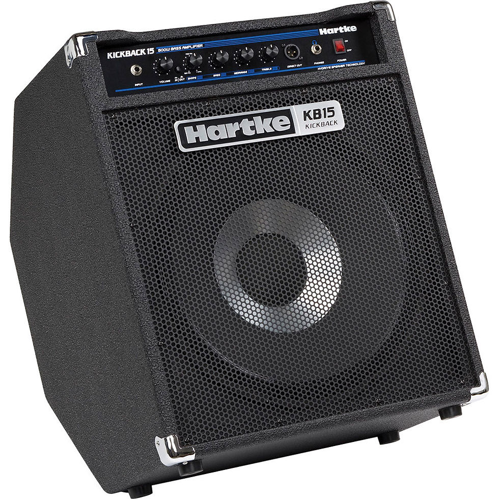 Thumbnail: Hartke Kickback KB15 500W 1x15" Combo Amplifier for Electric Bass