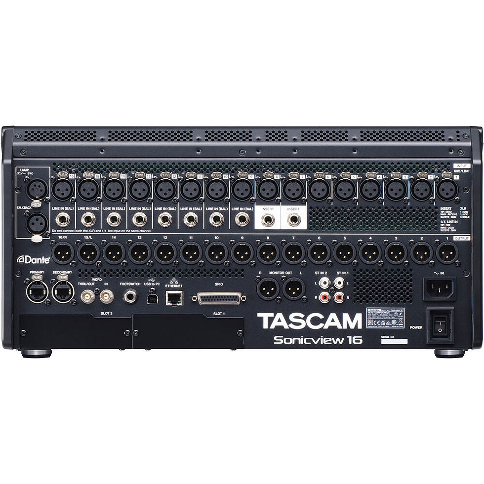 Thumbnail: TASCAM Sonicview 16XP 16-Channel Digital Mixing Console and Multitrack Recorder