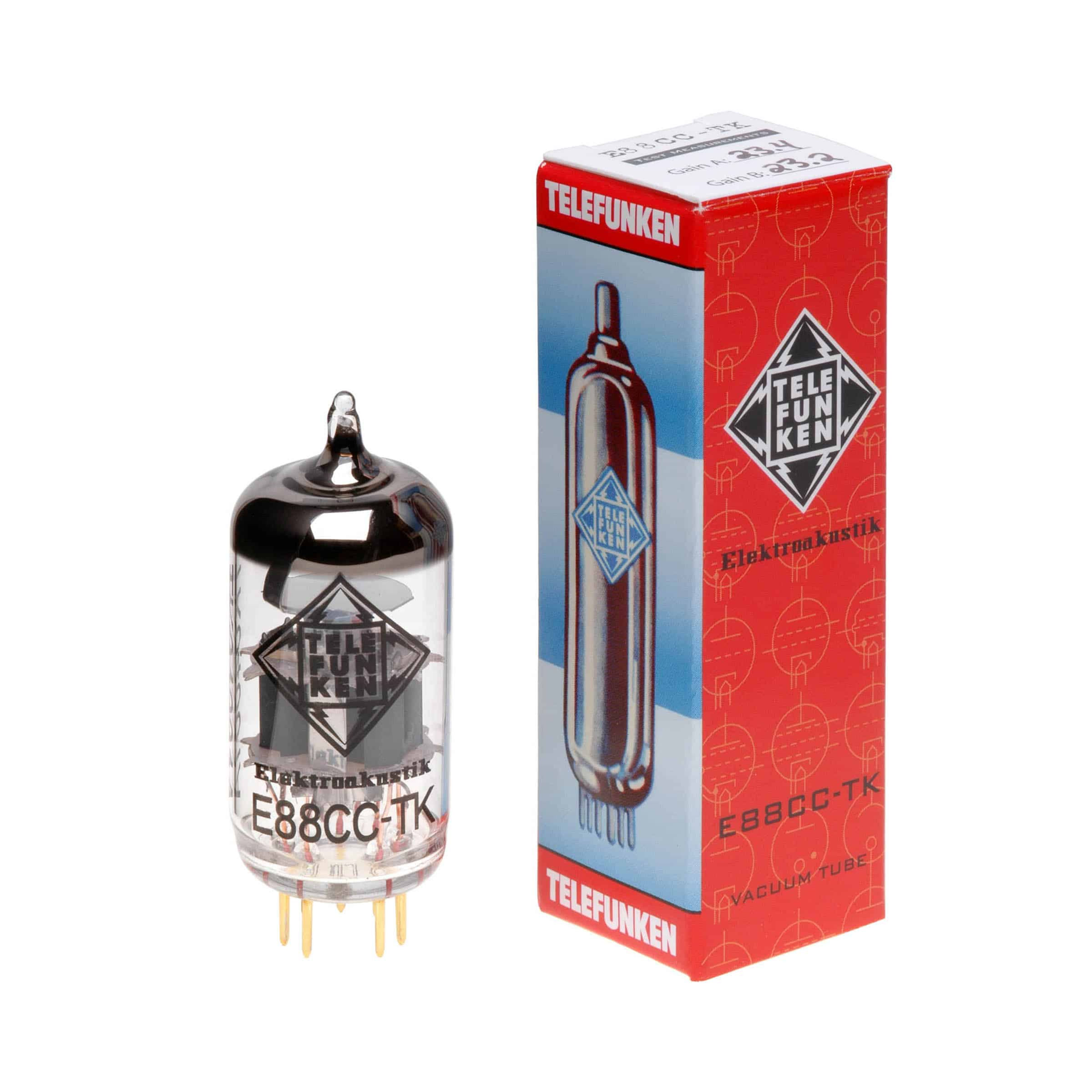 Telefunken E88CC-TK (6922) Vacuum Tube - Balanced Triodes