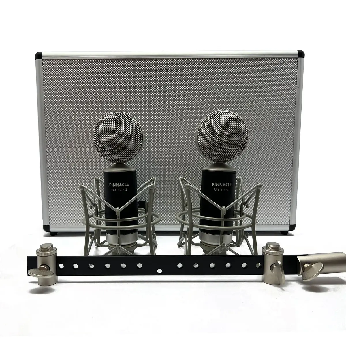 Pinnacle Microphones Fat Top II Black Active Passive Stereo Pair