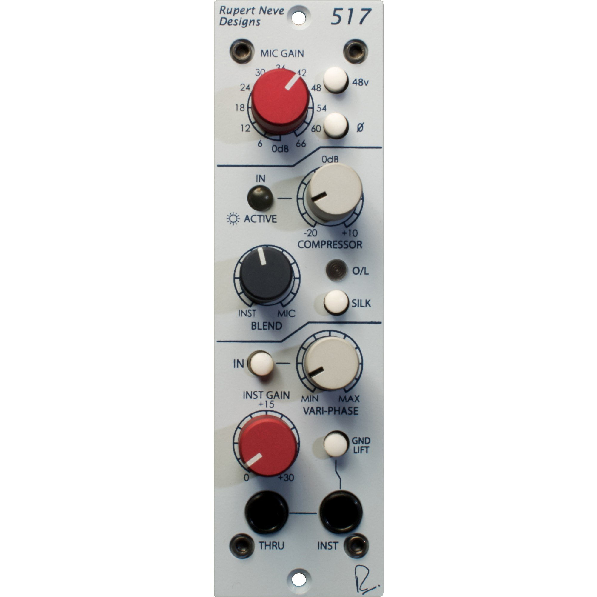 Rupert Neve Designs 517 Portico 500 Series Mic Pre / DI / Comp