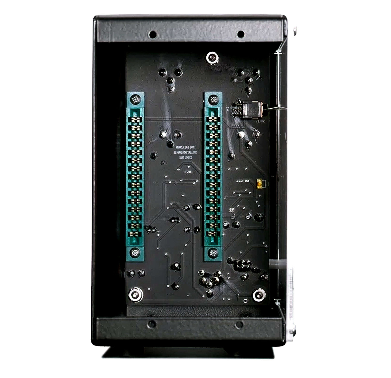 AEA SNAQBOX Two-Channel 500 Series Chassis w/Clear Sideplate