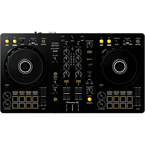 Pioneer DJ DDJ-FLX4 2-Channel DJ Controller Black | Red Beard Pro