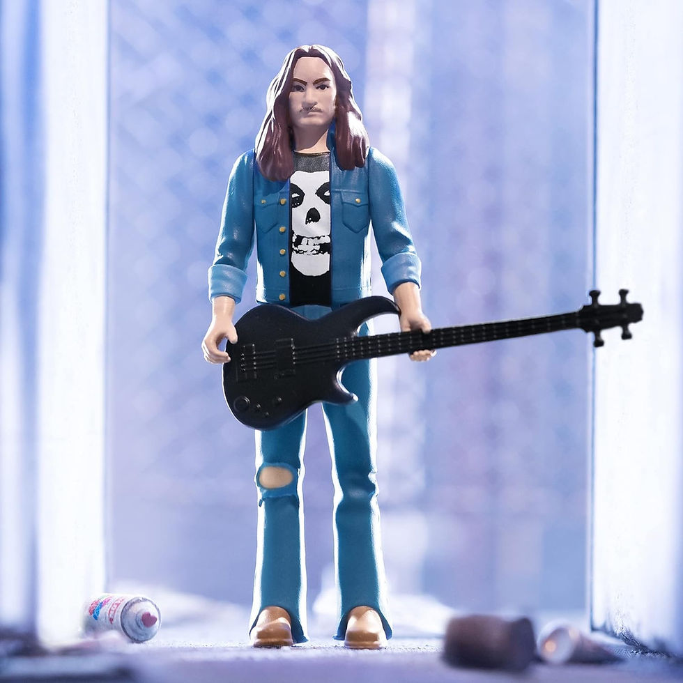 Thumbnail: Super7 Metallica Cliff Burton ReAction Figure 3.75in