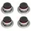 Thumbnail: IsoAcoustics Stage 1 Isolators for Stage Boards and Amplifiers (4-Pack)