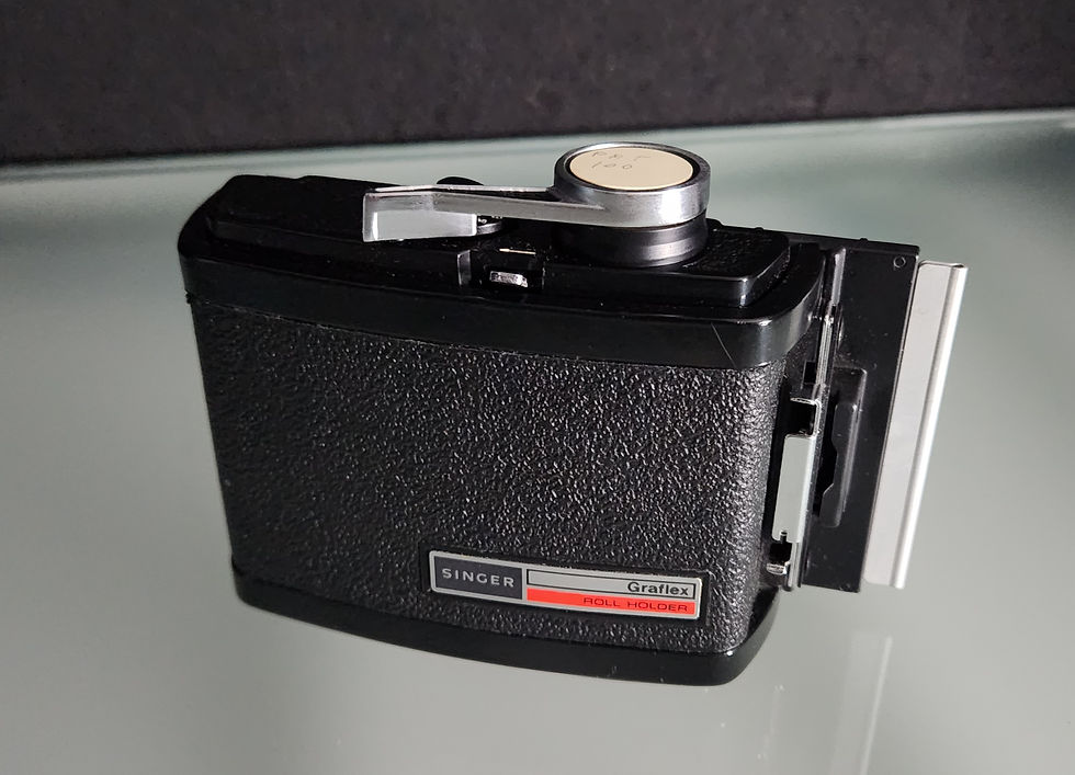 Thumbnail: Graflex Rapid-Vance RH/10 120 6x7 Medium Format Roll Film Holder