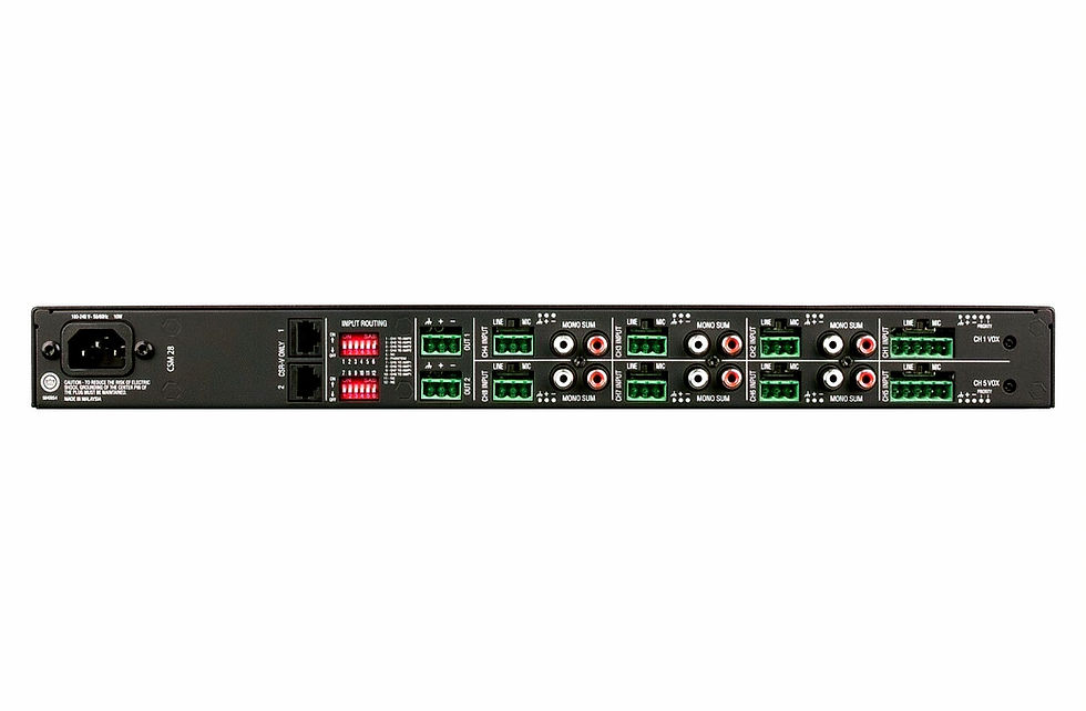 Thumbnail: JBL CSM 28 8-Input Commercial Mixer
