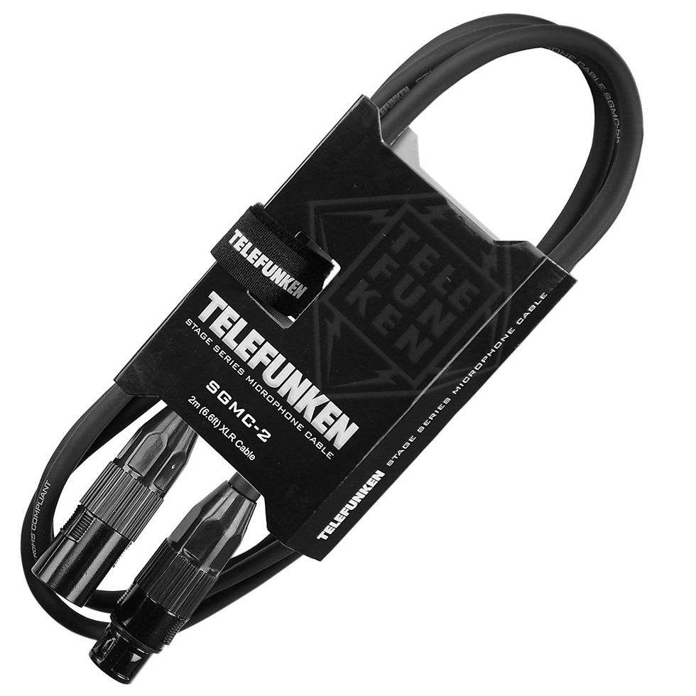 Telefunken SGMC-2 XLR Cable (2 meter / 6.6 feet)