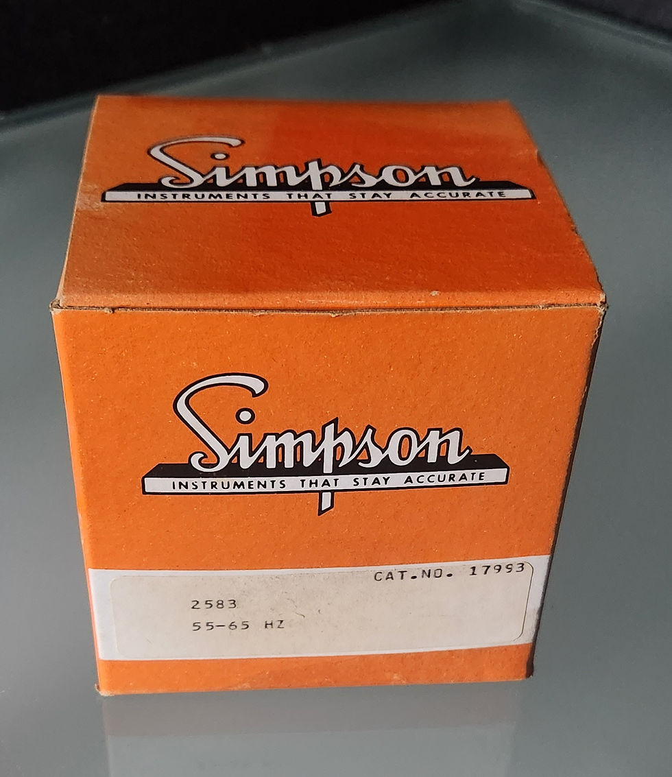 Thumbnail: Simpson Electric Model 2583 55-65Hz Frequency Meter