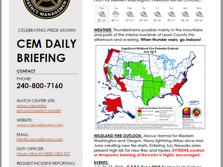 CEM Daily Briefing | 01JUL19