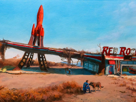Fallout 4 Game Art - Red Rocket