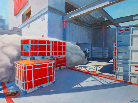 Counter Strike Game Art -  Vertigo A Site