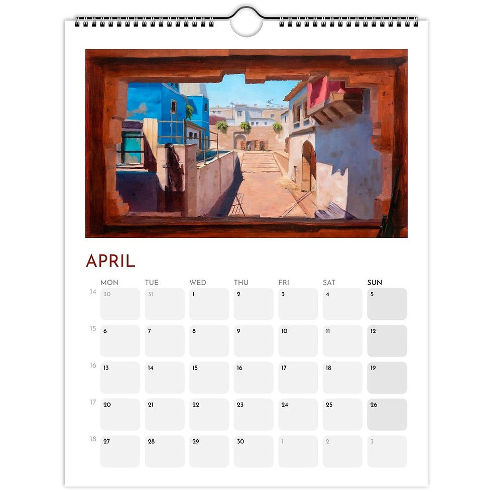 Thumbnail: CS2 Oil Painting Calendar 2026 (US & CA)