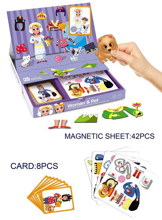 Thumbnail: Magnet Collage Woman and Pet (SMRP $30)