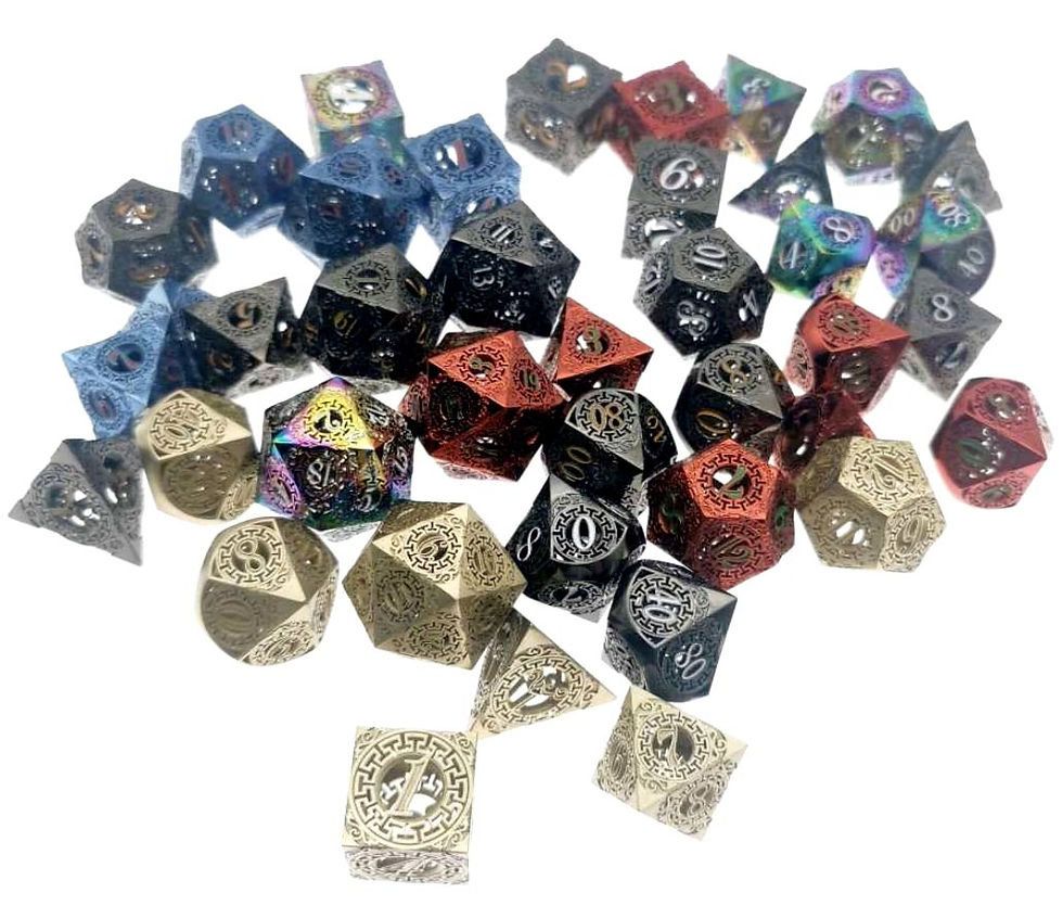 Thumbnail: Premium Zinc Alloy Hollow RPG Dice (MSRP $180)