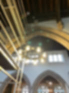 St Marys Church Hitchin chandelier lighting