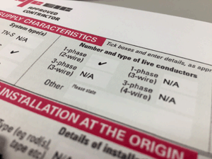 Electrical Installation Condition report