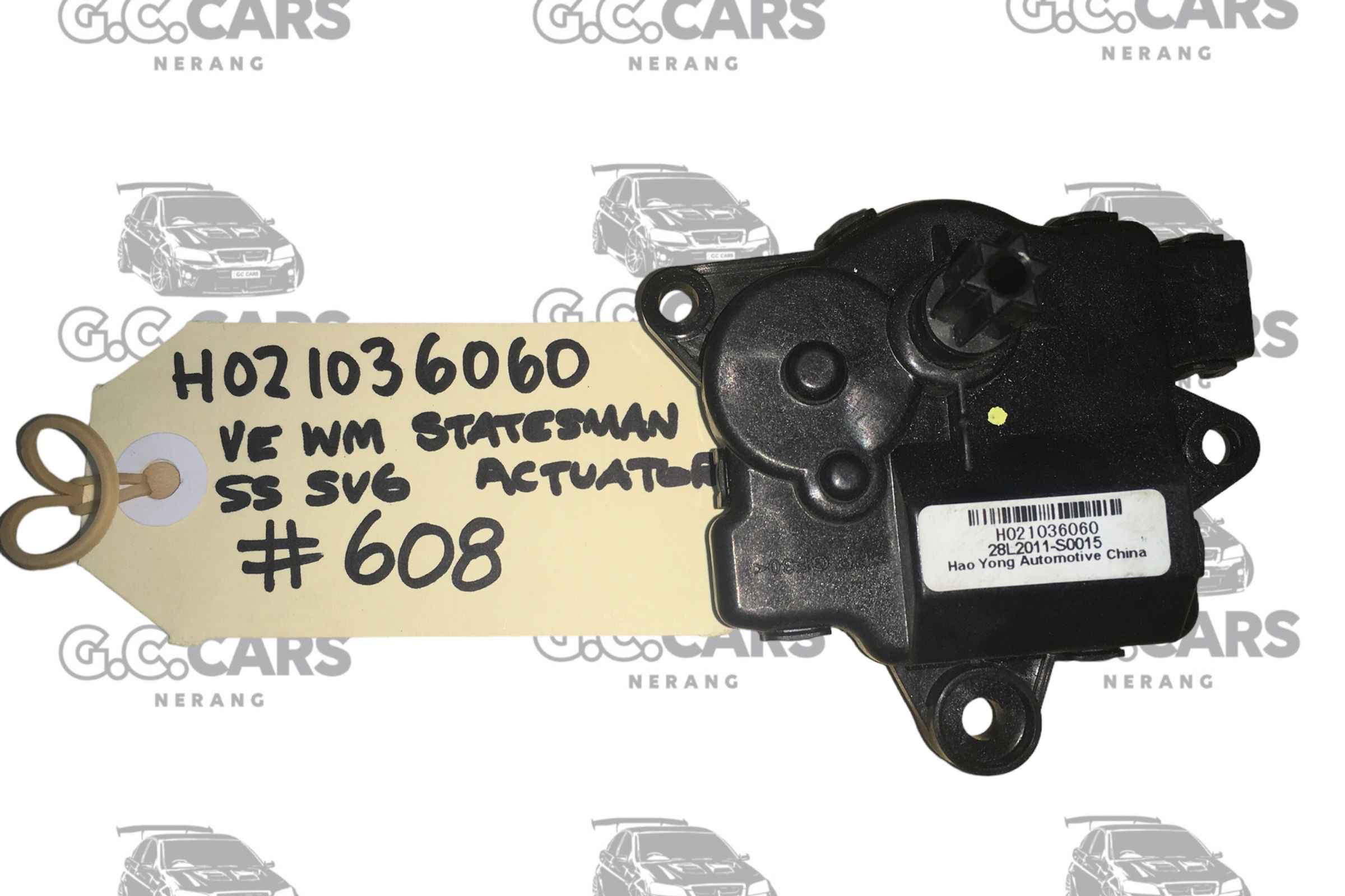 VE WM Statesman Omega SS SV6 actuator HOLDEN COMMODORE