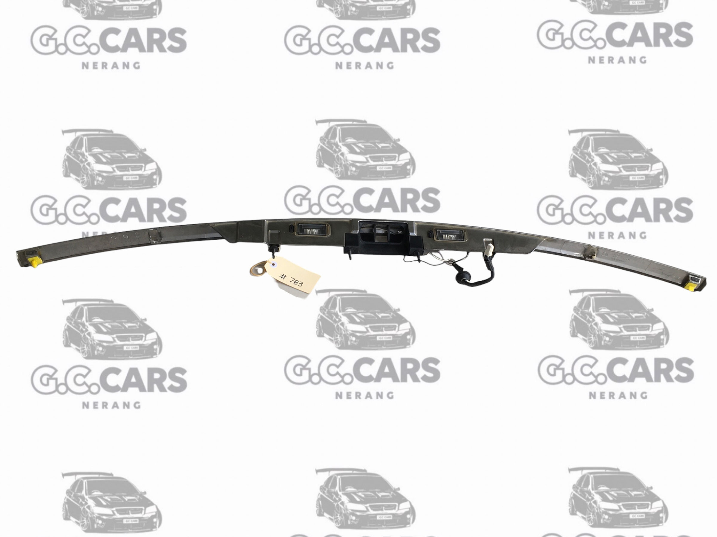 VE WAGON TAILGATE GARNISH TRIM WITH NUMBER PLATE LIGHTS