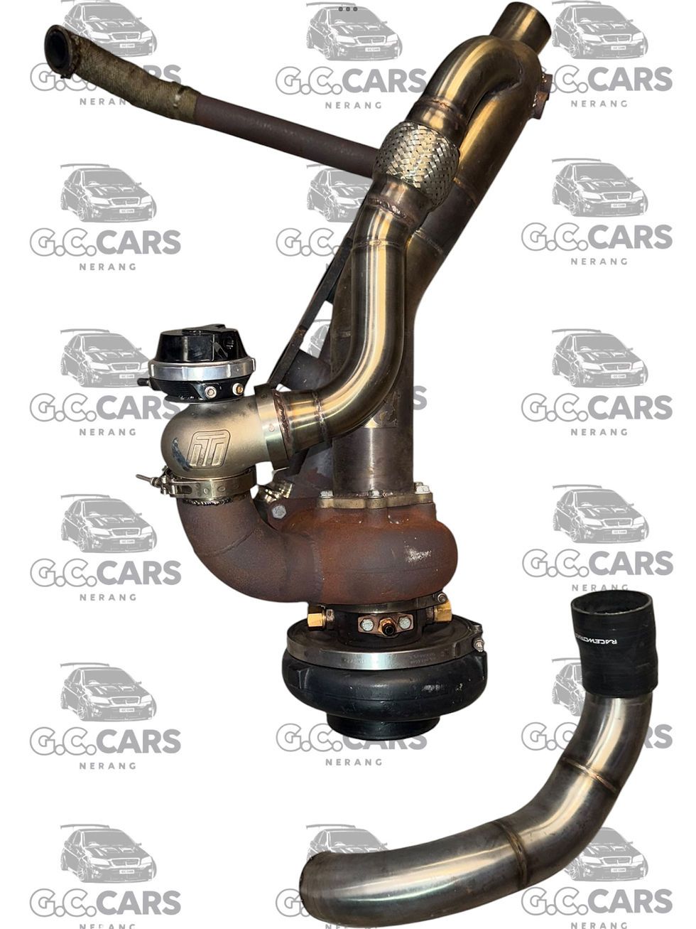 Thumbnail: LS V8 Complete Turbo Kit – Custom Log Manifold / 50mm Wastegate / 3” Stainless D