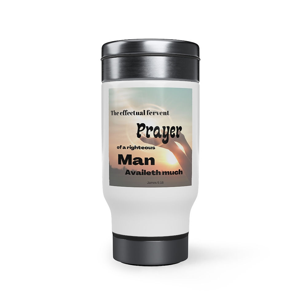 Stainless Steel Travel Mug with Handle, 14oz