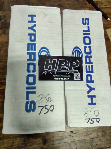 Pair of used hypercoil springs 750lbs | HPPFab