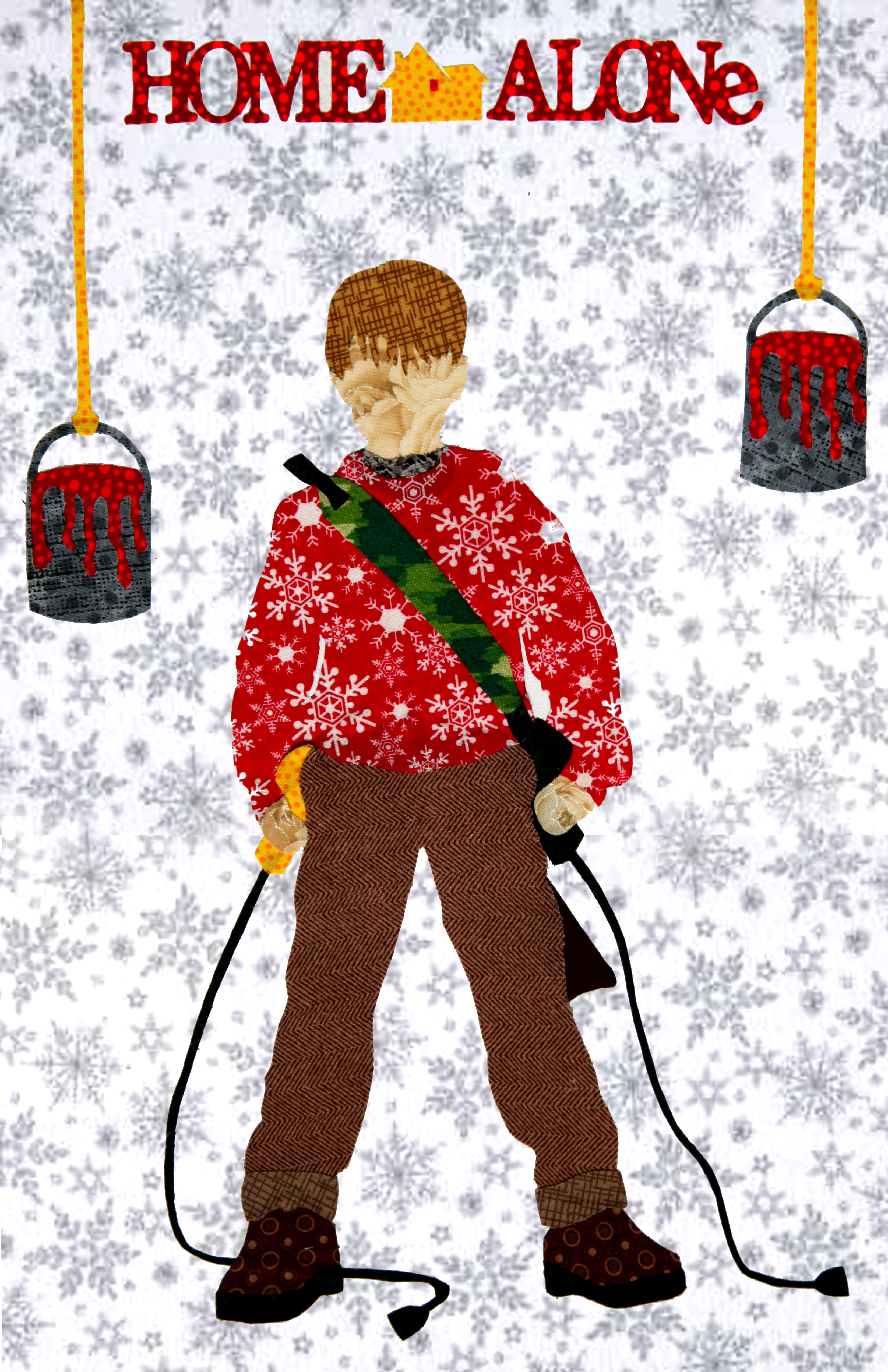 Home Alone Fabric Movie Poster