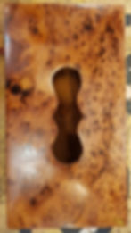 Boite kleenex en bois de thuya