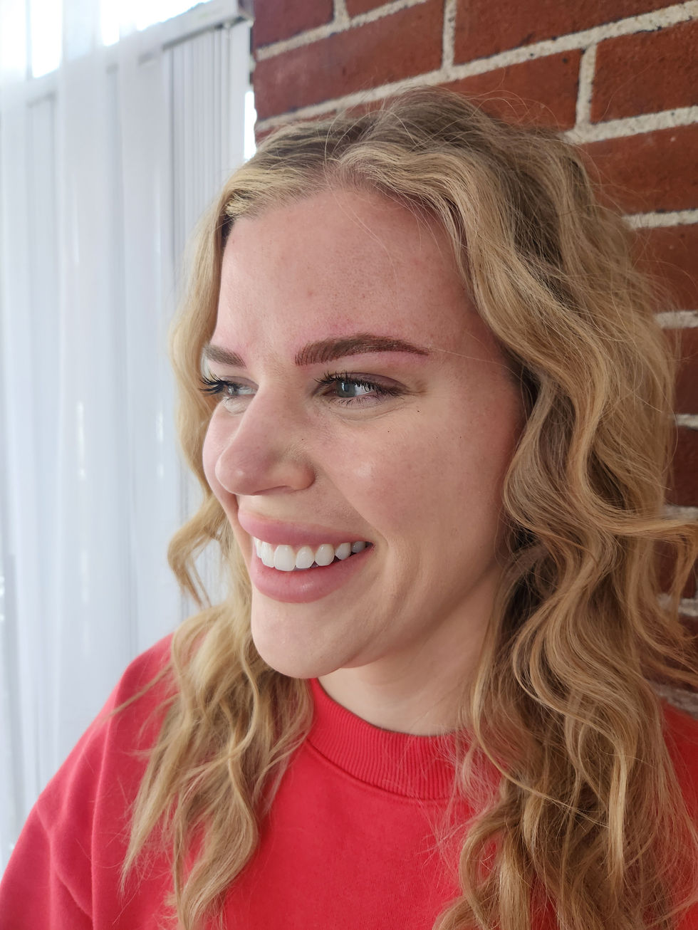 natural eyebrow tattoo