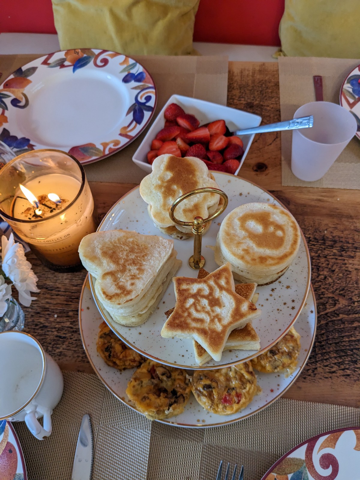 Arranged Food and Objects