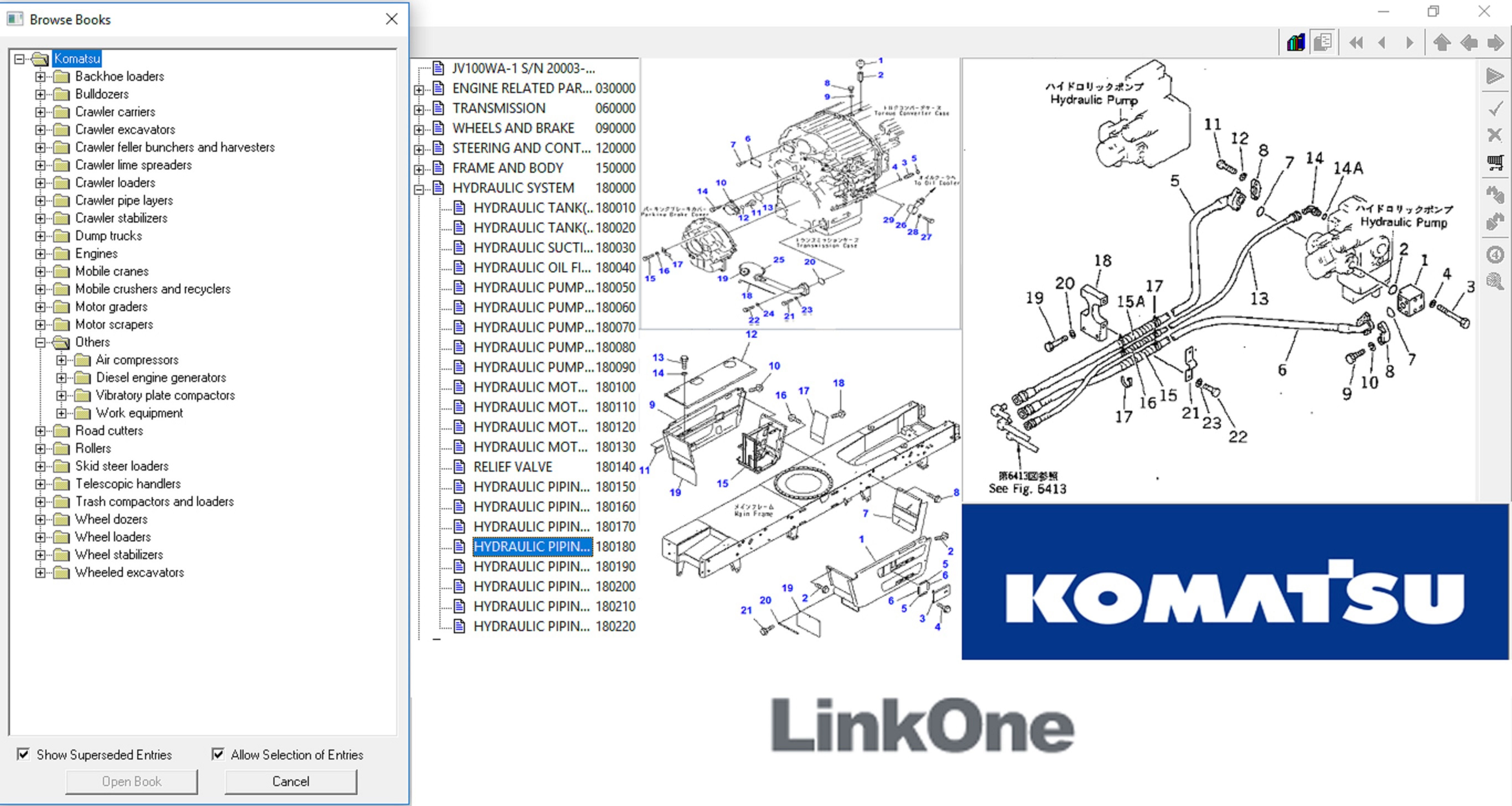 KOMATSU ALL IS NEW FOR LINK ONE