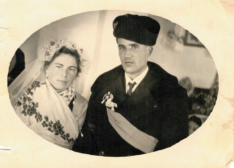 Весілля б. Каті і д. Грицька, 1964 р.