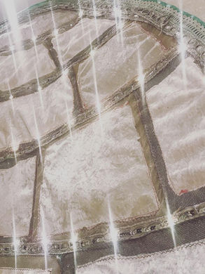 Sewing in the fairy lights