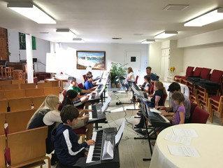 Group Piano Lessons in Full Swing!