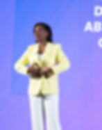 Velera Wilson presenting keynote on confidence