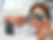 Patient receiving eye examination