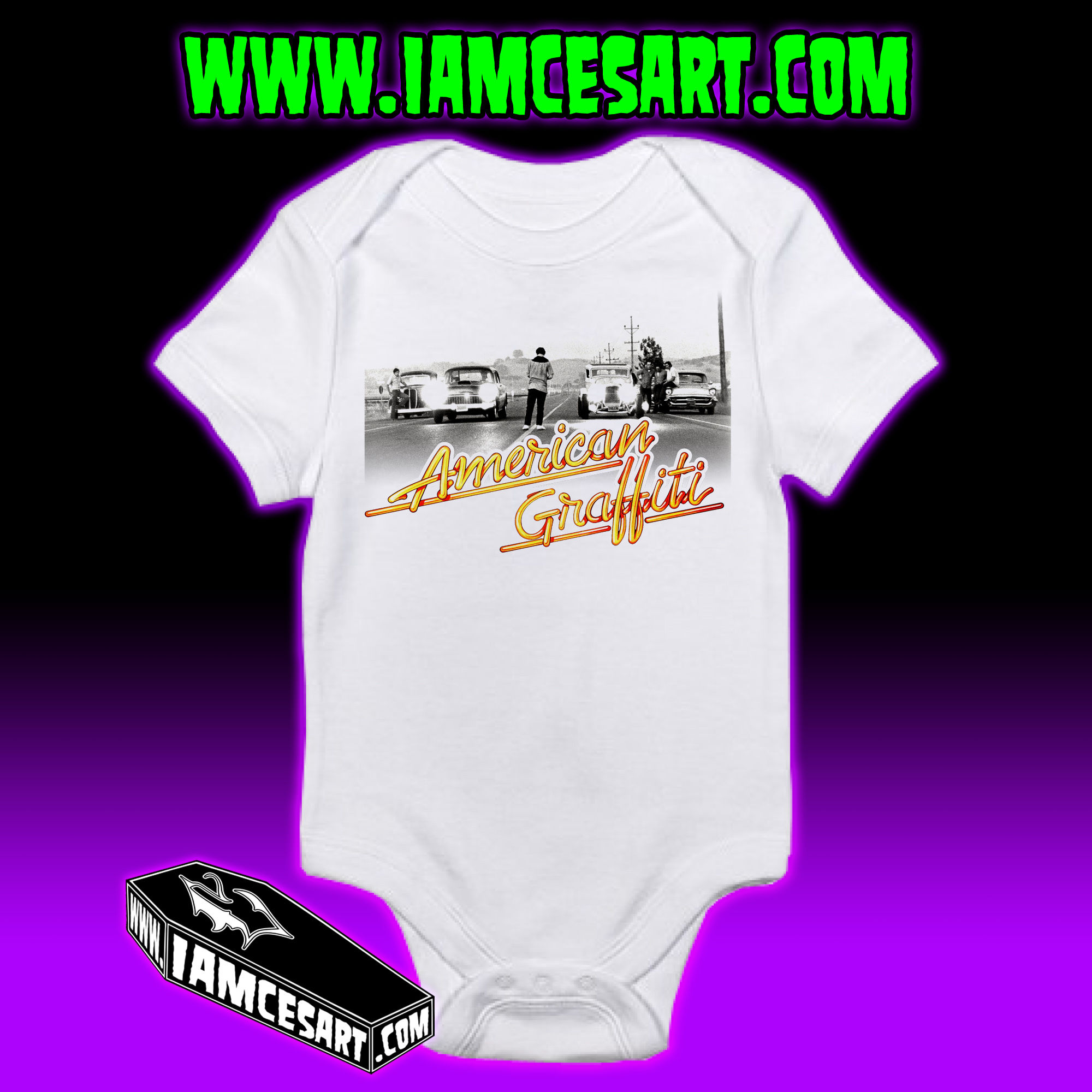 American Graffiti Onesie