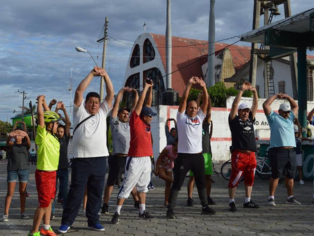 Se inició el Recorrido Familiar en Bicicleta - Gabriel Zamora