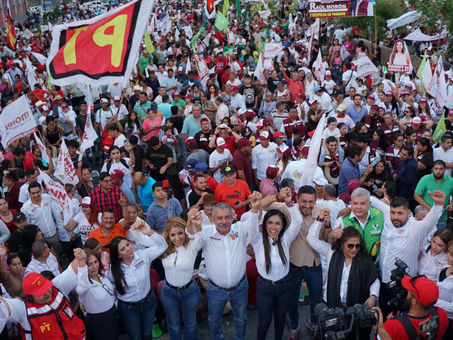 En su arranque de campaña, Fanny Arreola convoca al pueblo a transformar Apatzingán en un lugar tranquilo y de progreso