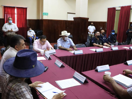 Alcaldes participan en el consejo intermunicipal de seguridad pública